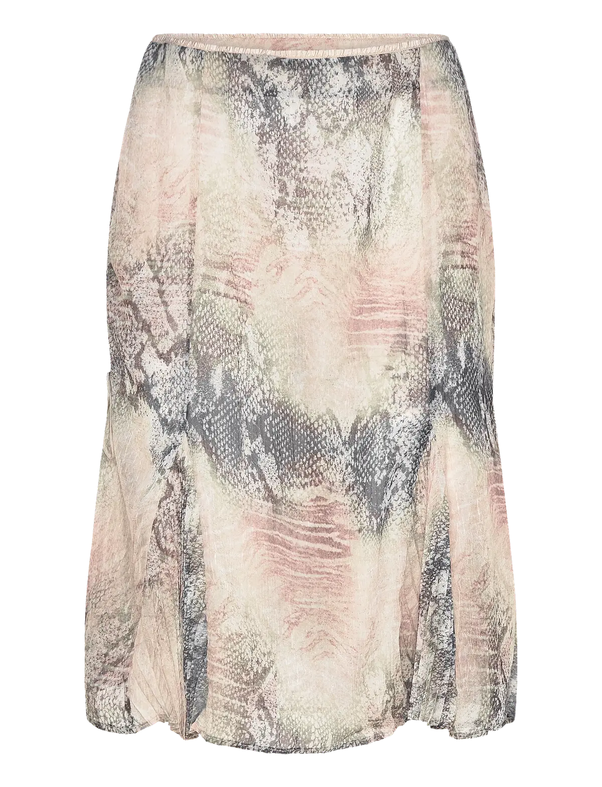 Low Rise Mermaid Midi Skirt