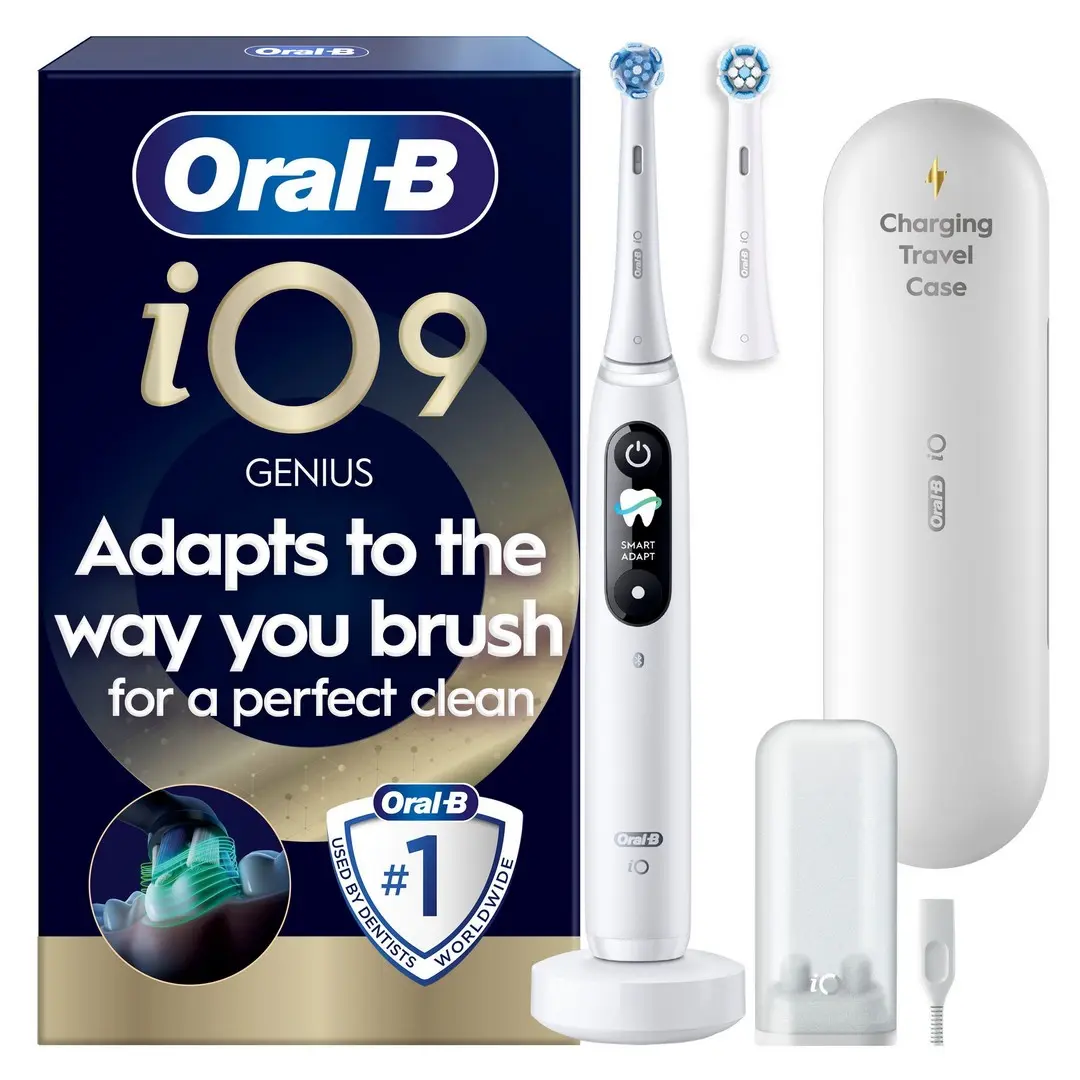 Oral-B iO9 White Alabaster, Charging Travel Cas