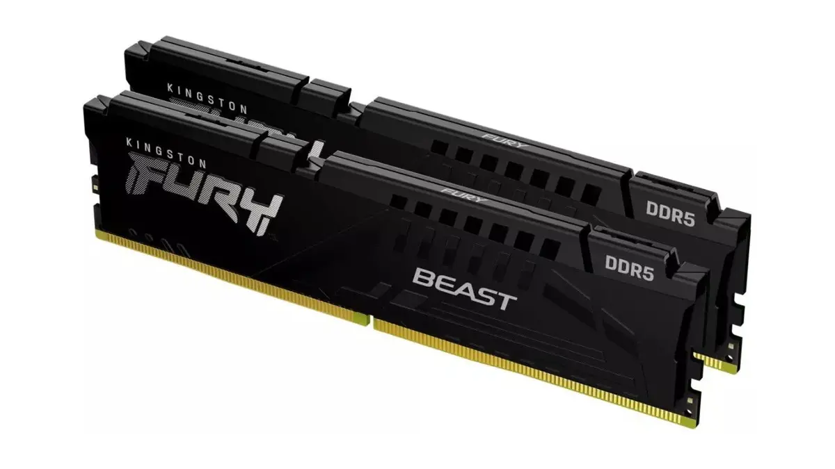 Kingston Fury Beast 64GB (2x32GB) / 5600MHz / DDR5 / CL40 / KF556C40BBK2-64