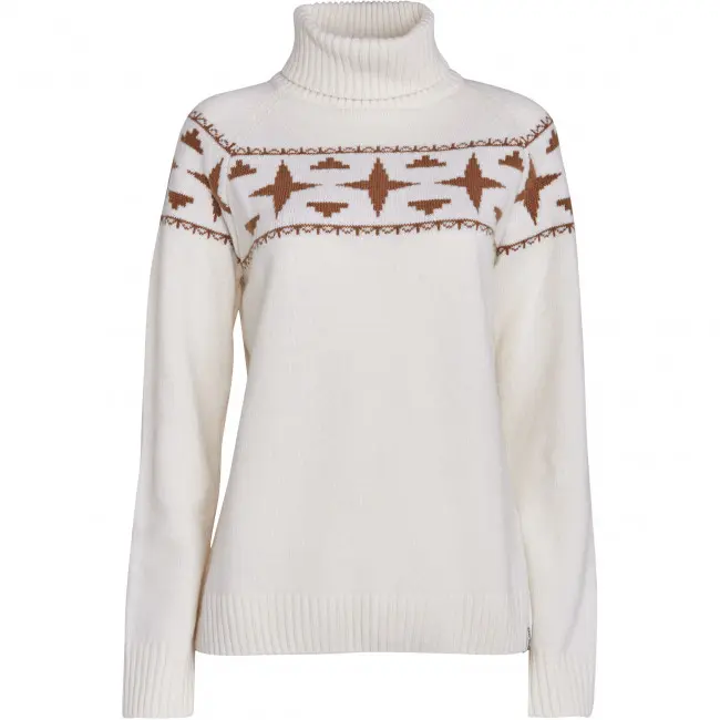 8848 Altitude Sage Wool Rollneck, Dame, Winter White