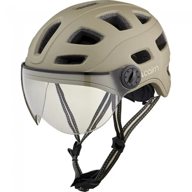 Cairn Quartz Visor, Sykkelhjelm, Mat Khaki