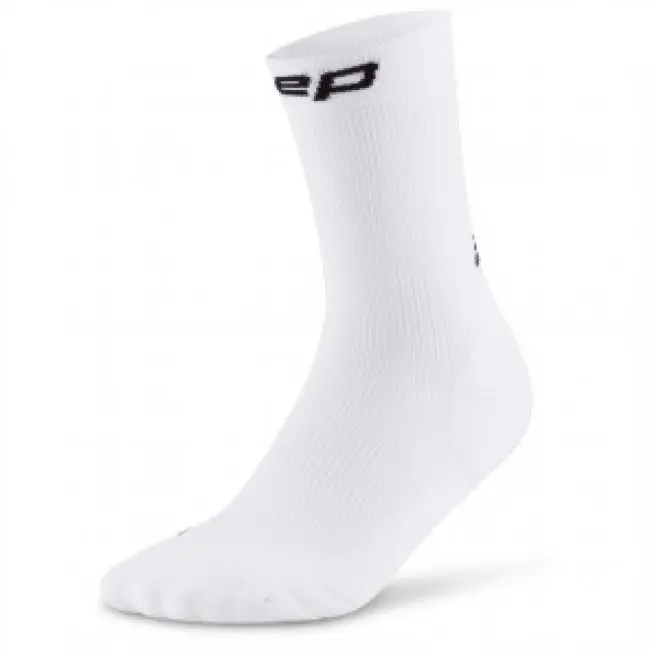 CEP Core Run Socks Mid Cut 5.0, løpesokker, dame, hvit