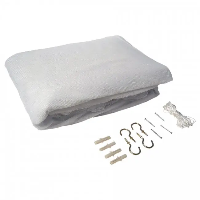 Coghlans Rectangular Mosquito Net, myggnett, hvit