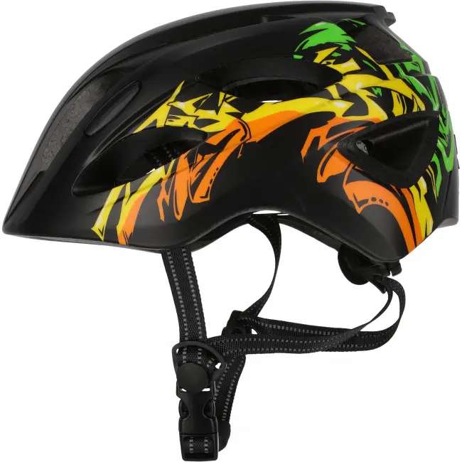Crazy Safety Cool Grafitti, Sykkelhjelm, Junior, Black/Blue