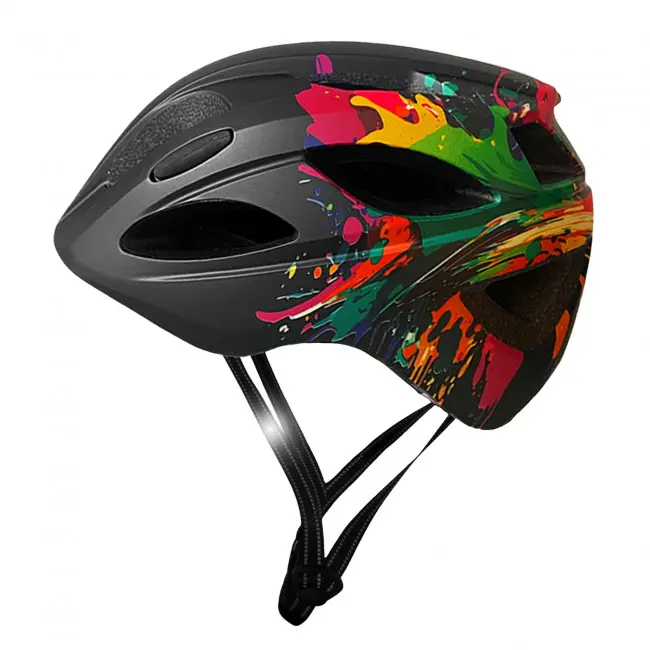 Crazy Safety Cool Splash, Sykkelhjelm, Junior, Black
