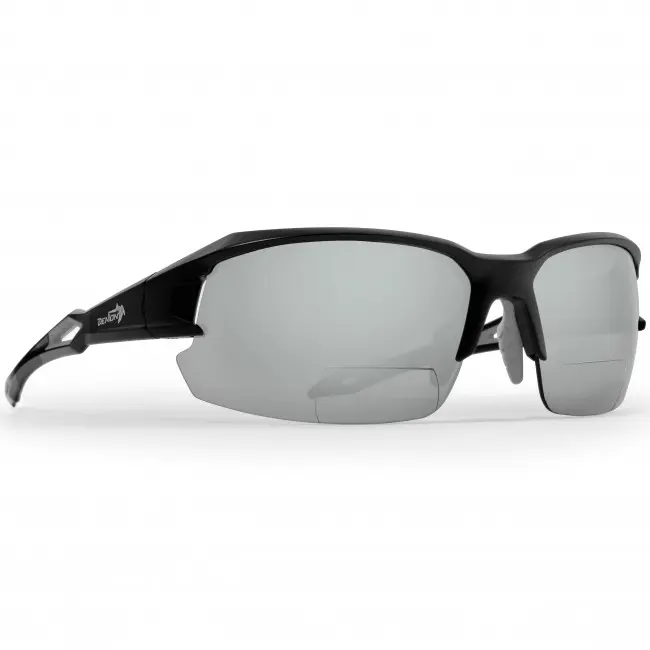 Demon Tiger Sun, Solbriller m. lesefelt, Matte Black Grey