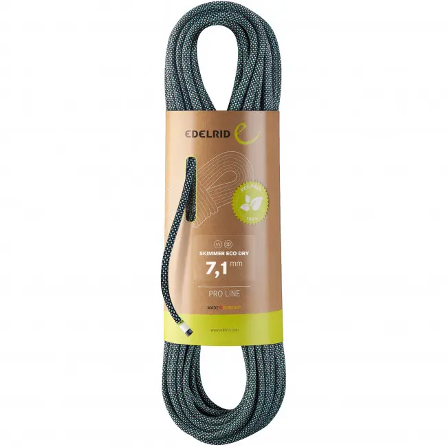 Edelrid Skimmer Eco Dry 7.1mm, klatretau, unisex, night
