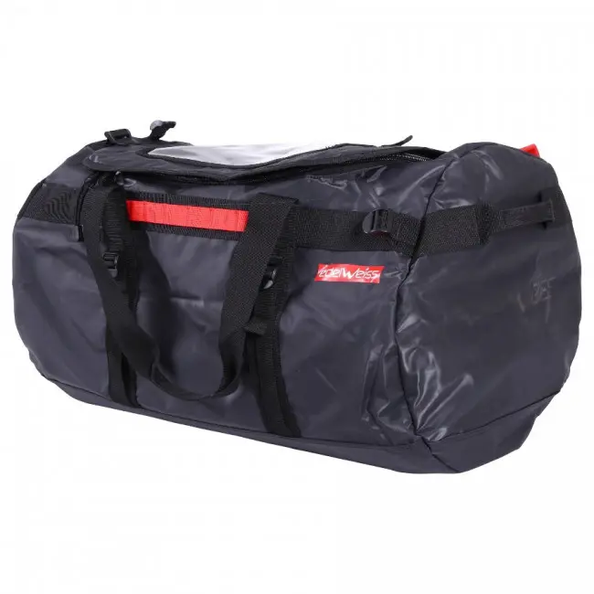 Edelweiss Duffle Bag D90 Black PVC, duffel, svart