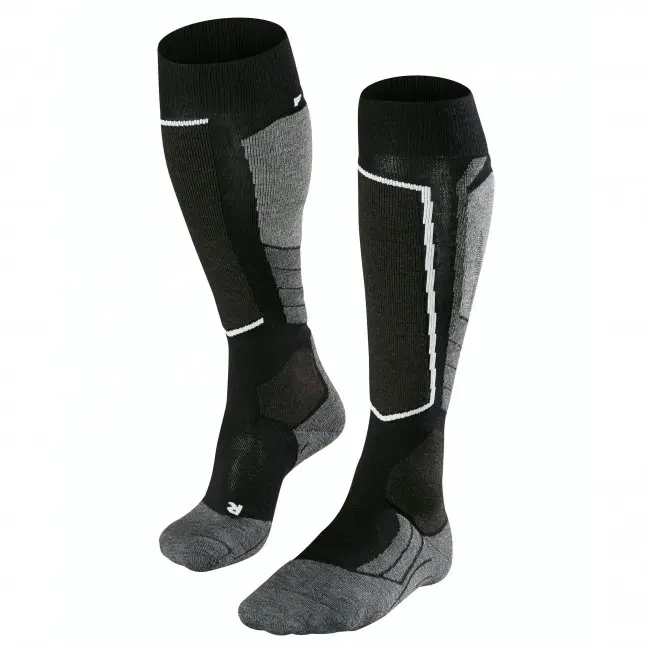 Falke SK2 Wool Skisokker, Dame, Black