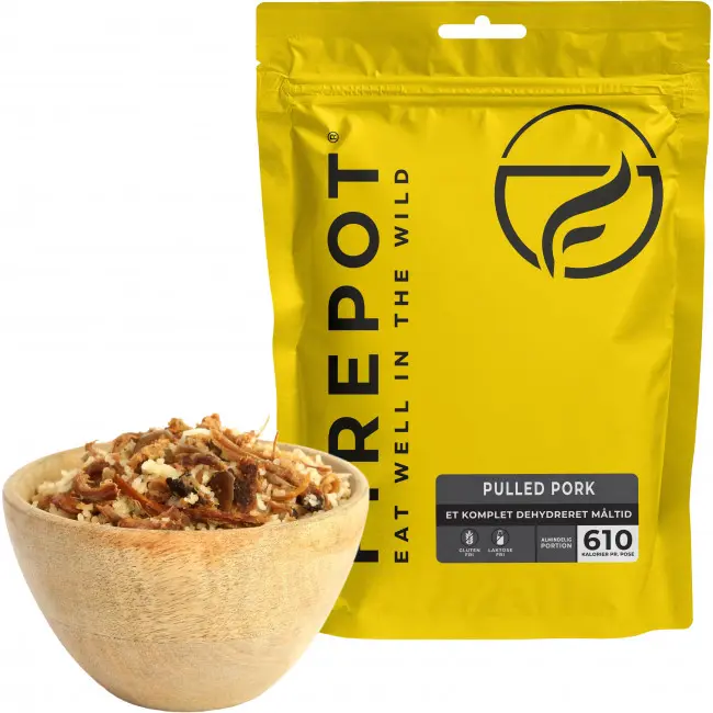 Firepot Pulled Pork, frysetørket mat, Reg