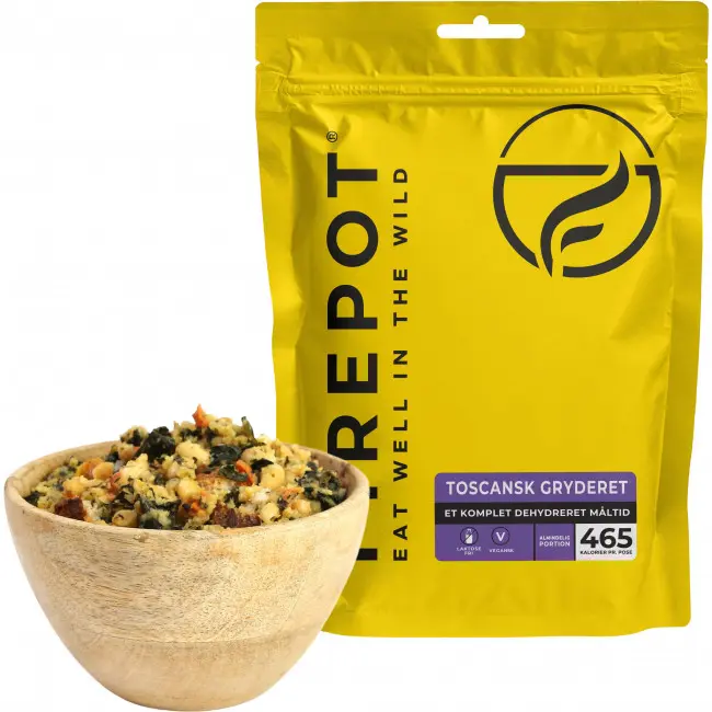 Firepot Toskansk Gryterett, frysetørket mat, Reg