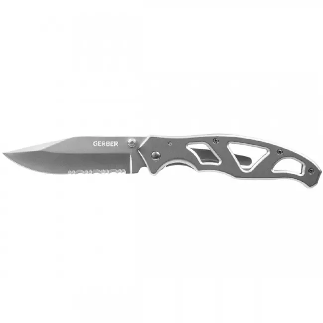 Gerber Paraframe II, lommekniv, sølv