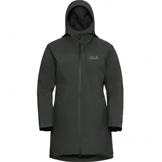 Jack Wolfskin Icecape 2L Down Ins, Dunjakke, Dame, Slate Green