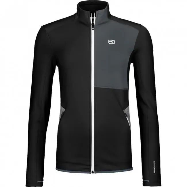 Ortovox Fleece Jacket, Fleecejakke, Dame, Black Raven