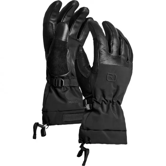 Ortovox Merino Freeride, Skihansker, Herre, Black Raven