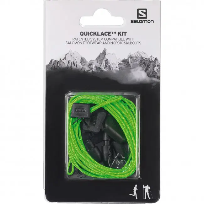Salomon Quicklace Kit, Skolisser, Green