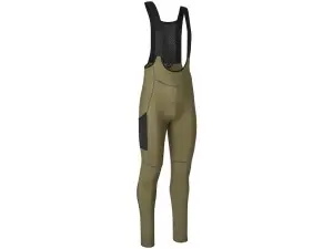 GripGrab PACR Thermal bibtights med seler olive green herre