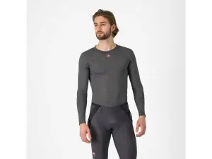 Castelli Medio langermet svetteundertrøye melange gray herre