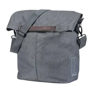 Basil City Shopper Skulderveske m/Montering Til Bagasjebrett Grå