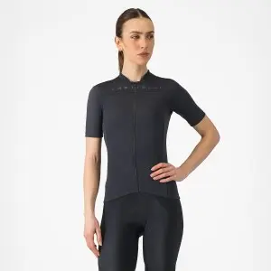 Castelli Anima 4 Jersey til Kvinner i lysesvart