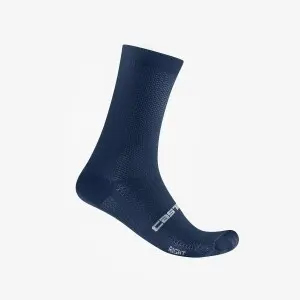 Castelli Espresso 18 sykkelsokker Blegian blue