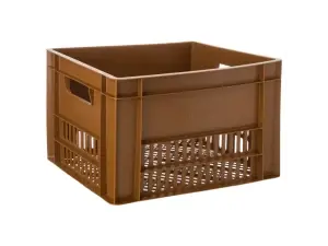 FastRider Crate L plastkurv til for og bak 34L brun