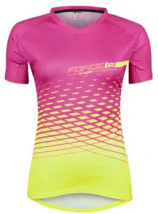 Force Angle MTB Kortermet Trøye Dame Rosa/Gul