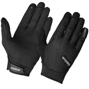 GripGrab Descent Guarded sommerhansker med lange fingre sort