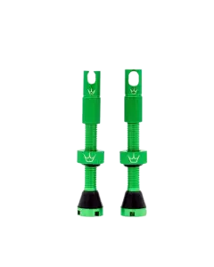 Peatys x ChrisKing Tubeless Ventiler 60mm Smaragd