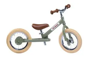 Trybike Balance / Tohjuls løpesykkel Vintage Grønn