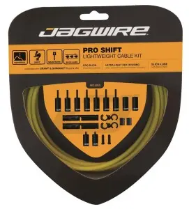 Jagwire Pro girkabelsett Race/MTB Gul