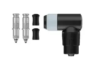 Schwalbe DV-SCV Click ventiler konverteringskitt med pumpehode dunlop ventil 2 stk.