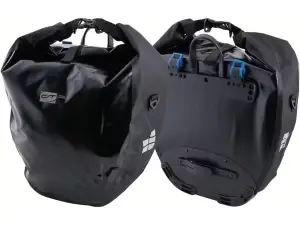 CONTEC Travel Waterproof sykkelveske til bagasjebrett 20 Liter 1 stk sort