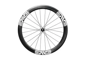ENVE SES 4.5 forhjul race 700c center lock disc e-thru 12 x 100mm hvit logo
