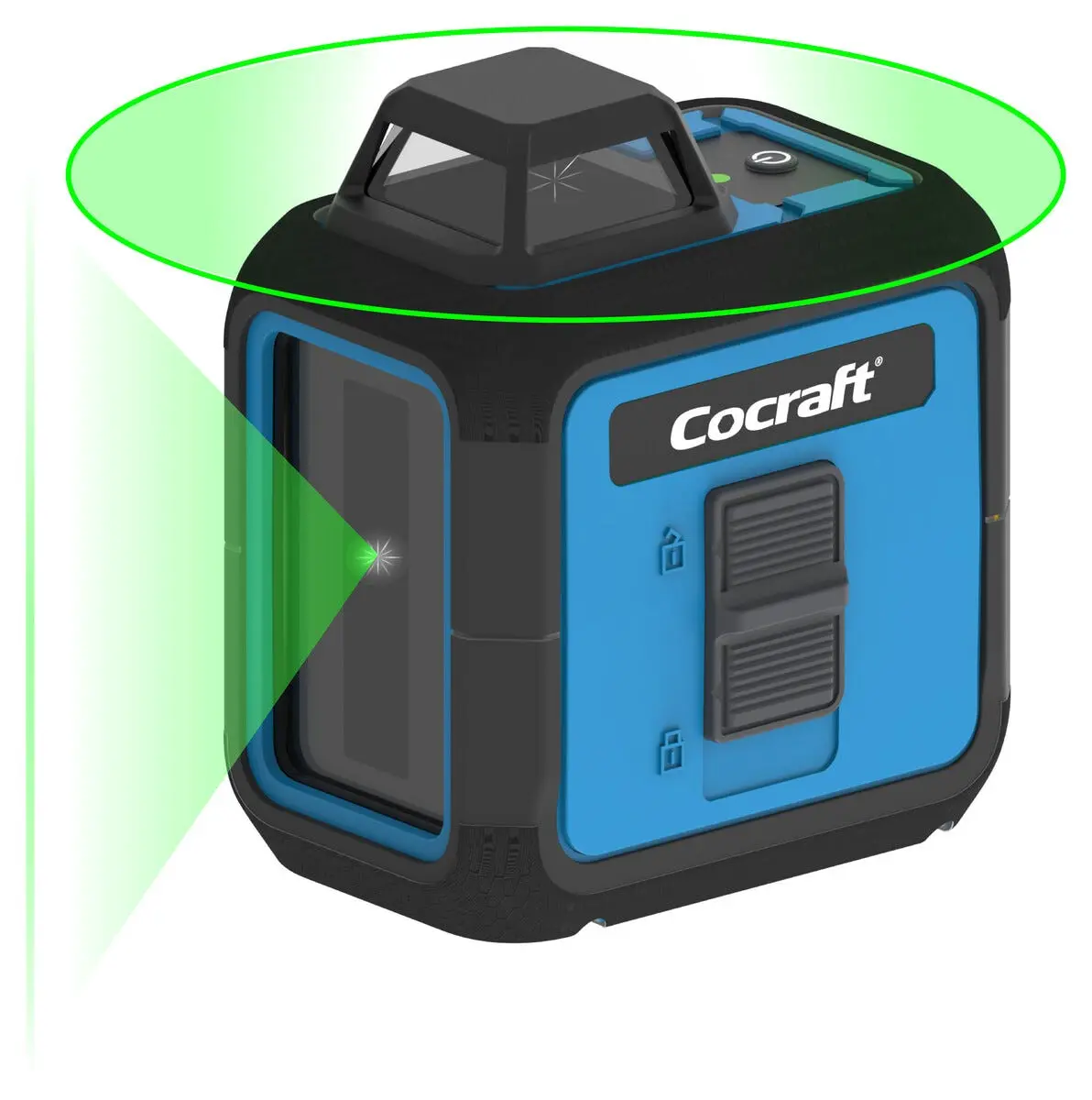 Cocraft HL360V-G krysslaser, 3 × 360 grader, grønn