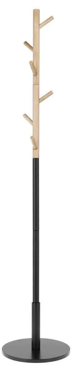 Stumtjener svar tre, 6 knagger, 178 cm