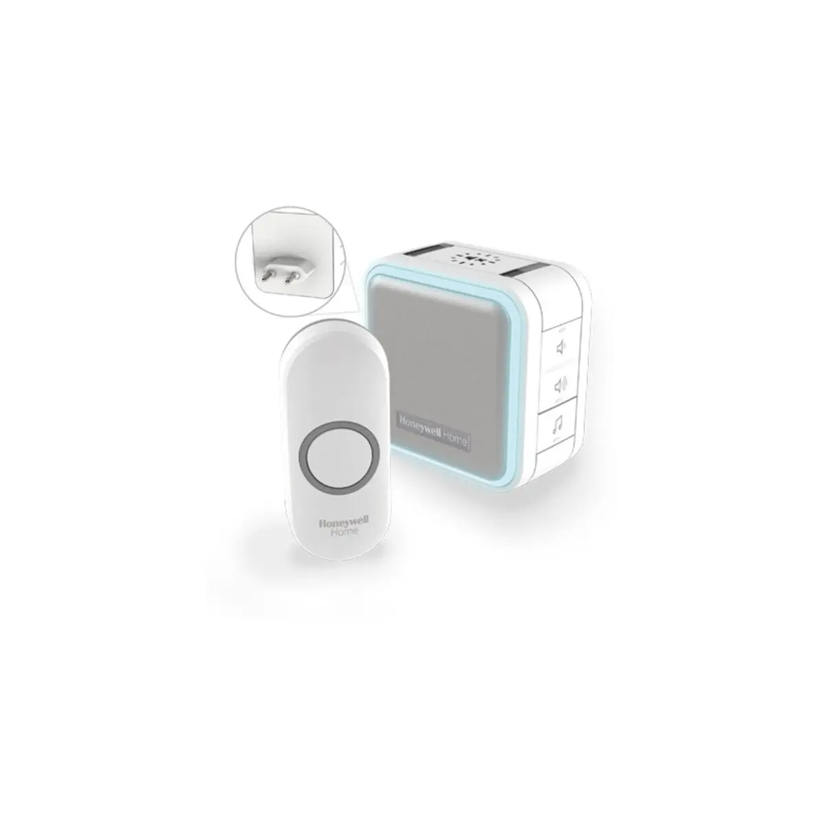 Honeywell trådløs ringeklokke DC515NP2, hvit