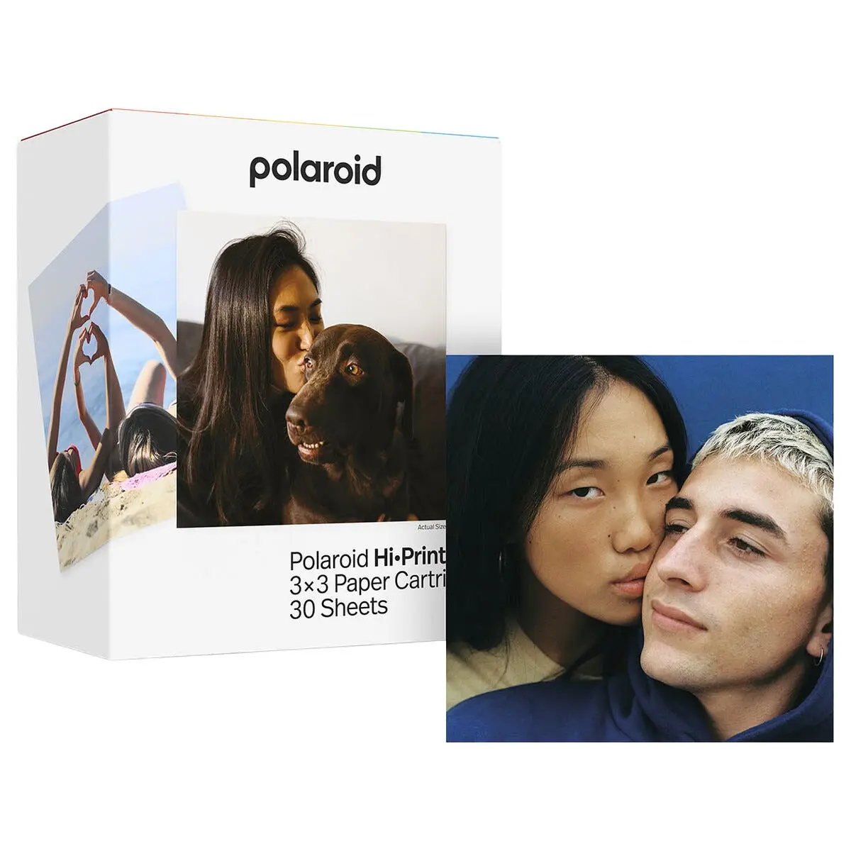 Polaroid Hi-Print 3x3 fotopapir, 30-pakning