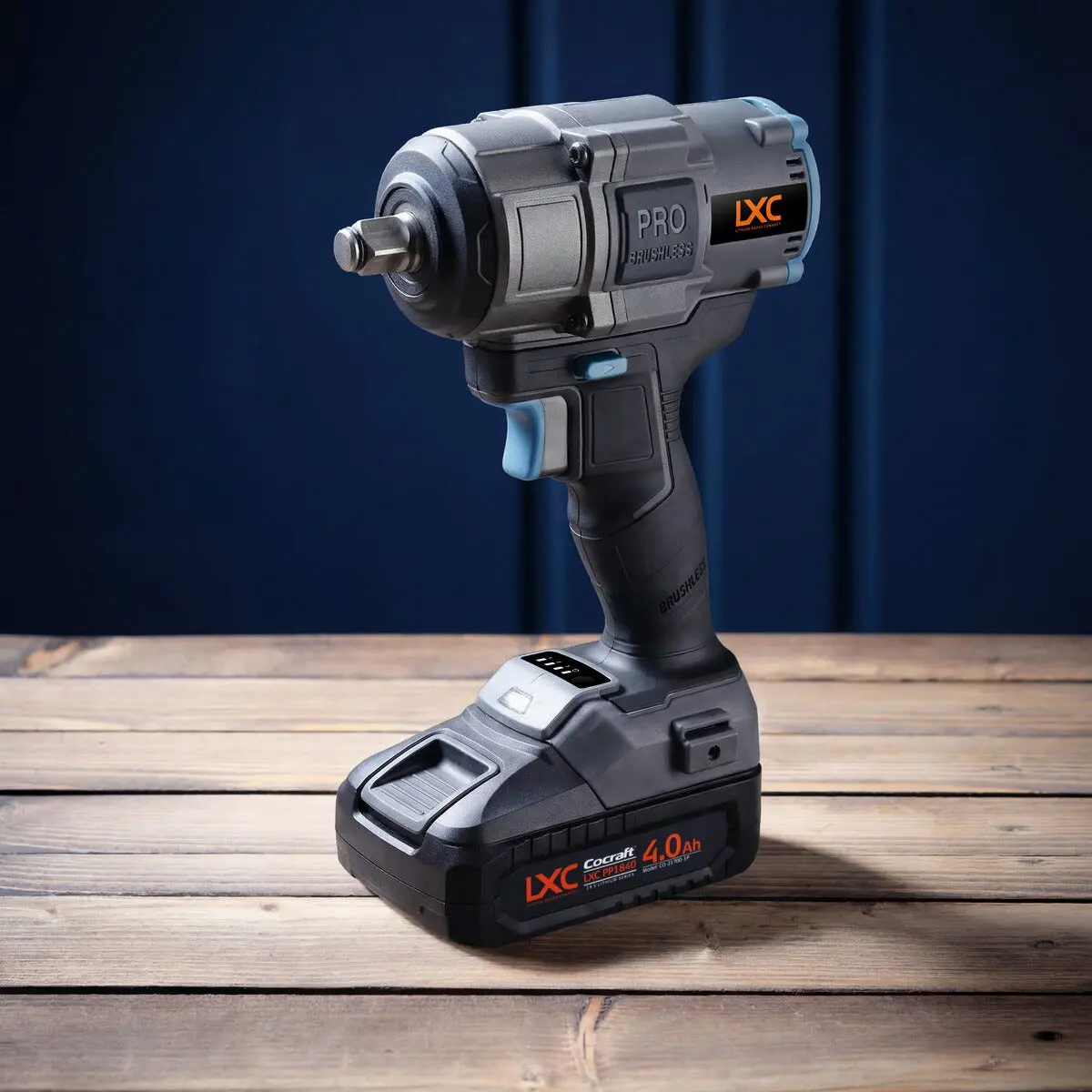 Cocraft LXC IW800-BL batteridrevet muttertrekker 18 V