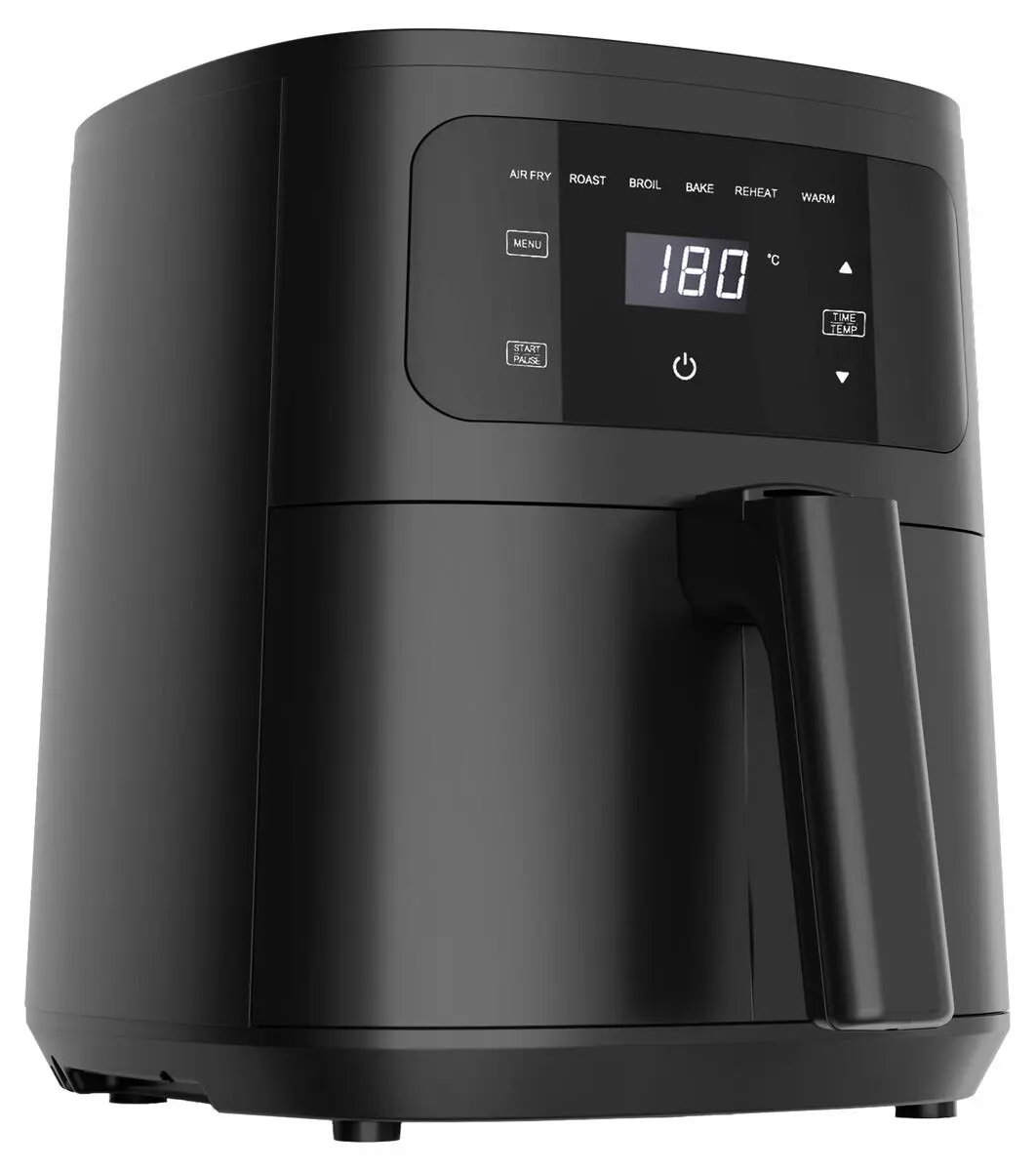 Airfryer keramisk, med timer, 5,8 liter