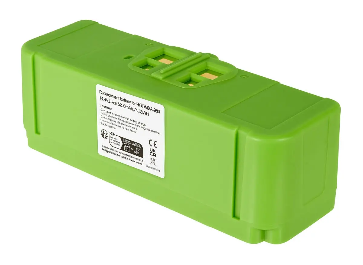Batteri iRobot Roomba 900-serien, 14,4 V/5200 mAh, Li-Ion