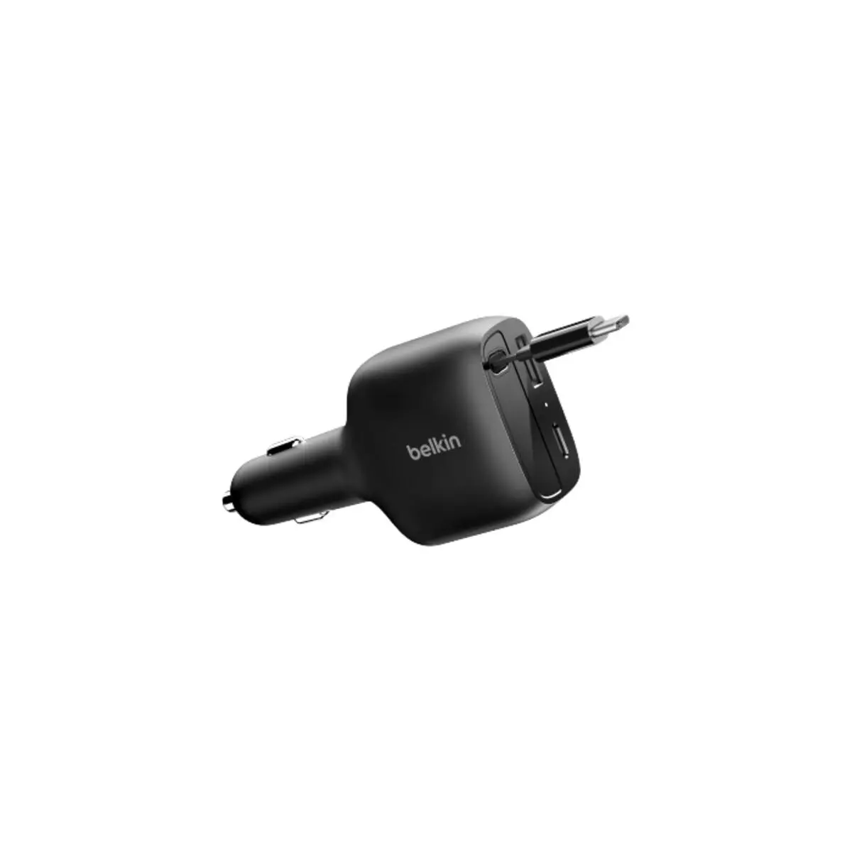 Belkin BoostCharge hurtiglader bil, USB-A, USB-C, 75 W