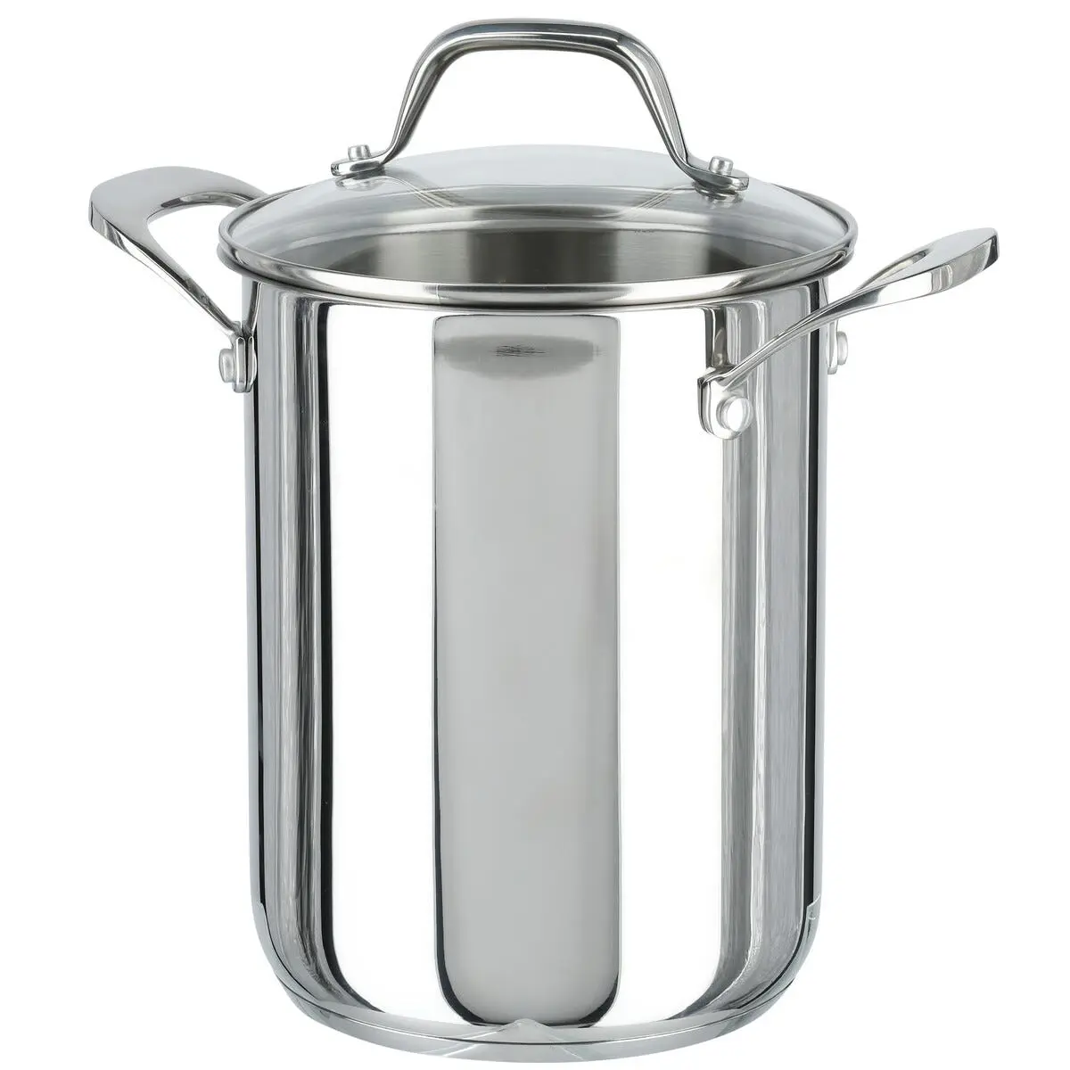 Stor gryte med innsats, rustfritt stål, 4 l