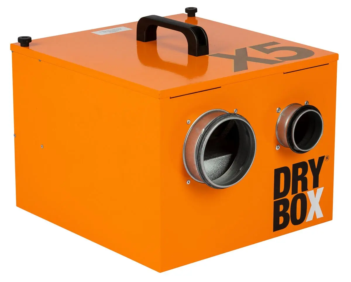 Drybox X5 avfukter til krypkjeller, kjeller, loft, 400 m²