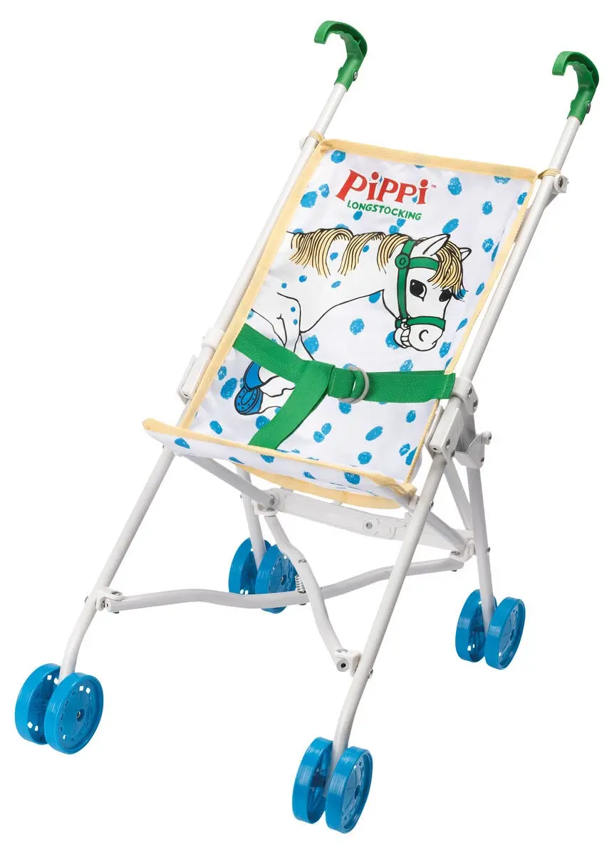 Pippi Langstrømpe dukkevogn, fra 3 år