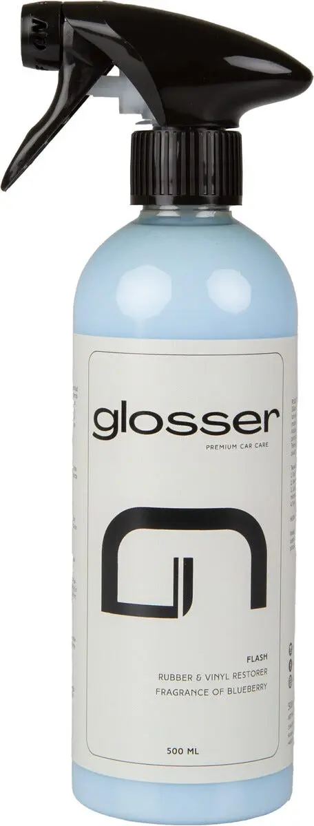 Glosser Flash Rubber & Vinyl dekkrengjøring, 500 ml