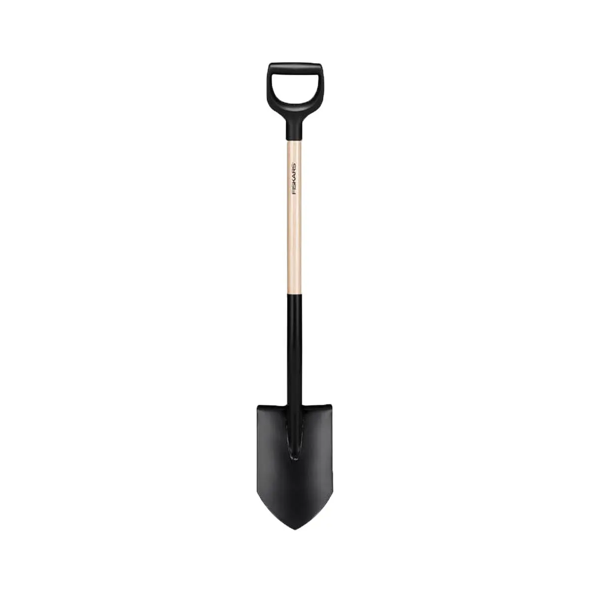 Fiskars Solid spiss spade, FSC-merket tre