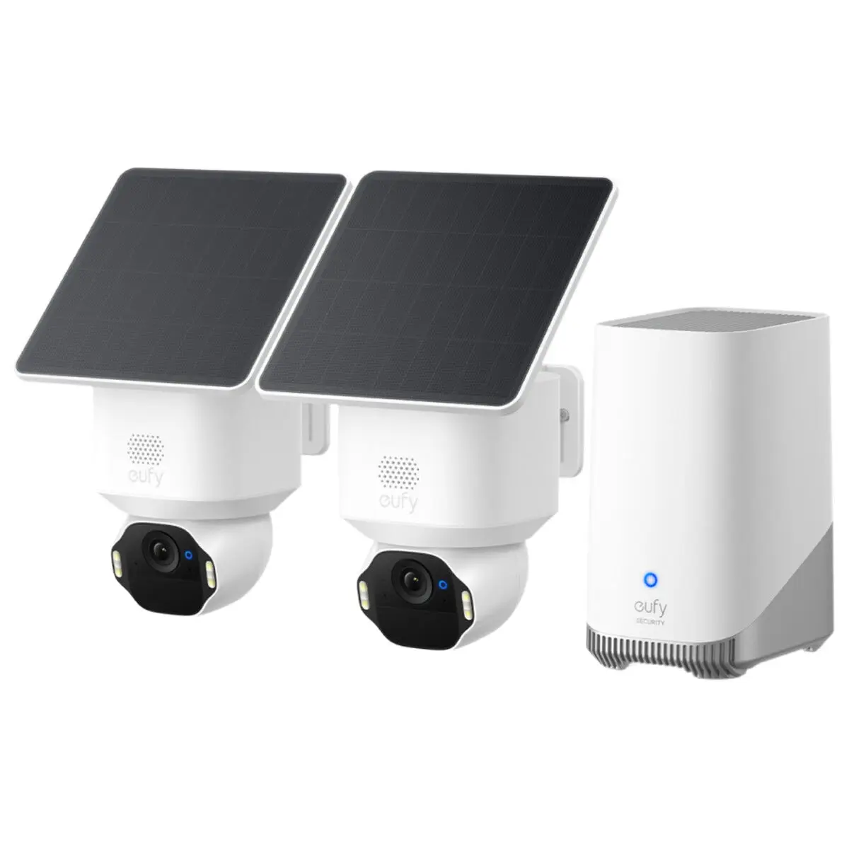 Eufy SoloCam E42 overvåkningskamera 4K med solcelle, 2-pakning