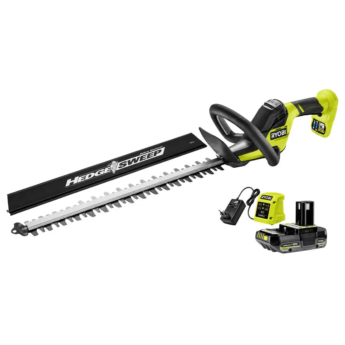 Ryobi hekksaks RY18HT45A-120 One+ 18 V, med batteri