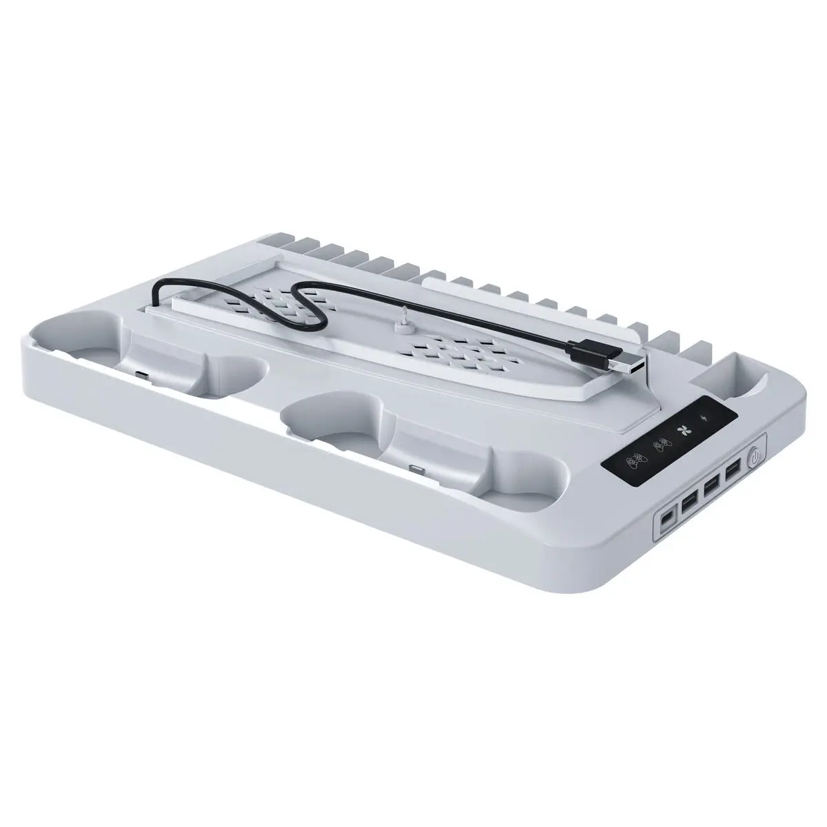 Exibel 4-i-1-stativ med kjøling for PS5/PS5 Slim